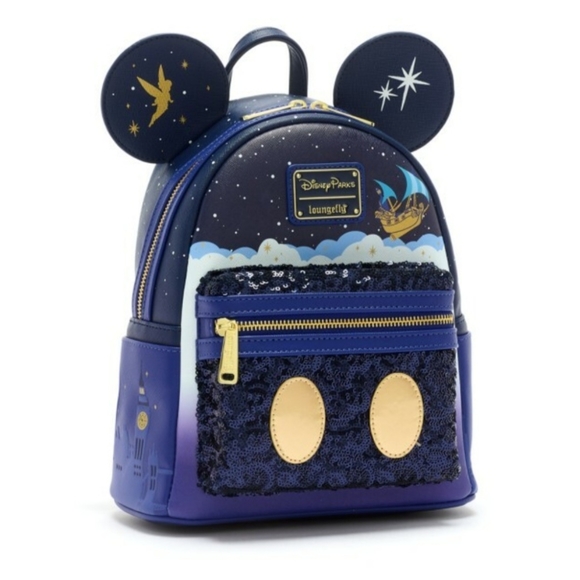 Loungefly Handbags - Loungefly Disney Parks Mickey Mouse Main Attraction Peter Pans Flight  Backpack